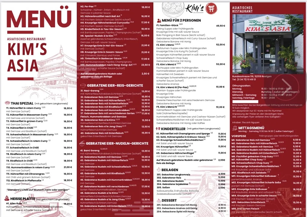 Menu_Kim’s Asia Restaurant Roetgen_Roetgen_image_4