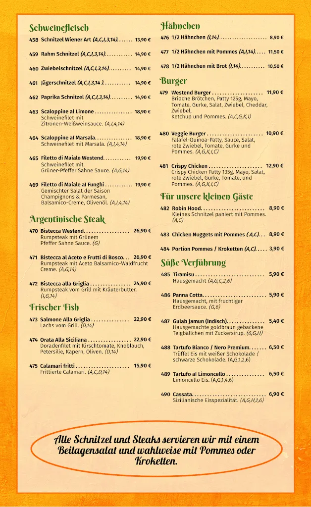 Menu_Wirtshaus Westend_Goldbach_immagine_3