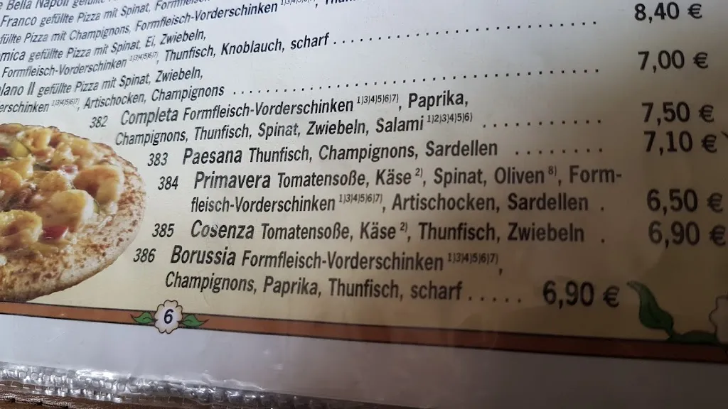 Menu_Pizzeria Bella Napoli Fabian Dino_Rommerskirchen_image_1