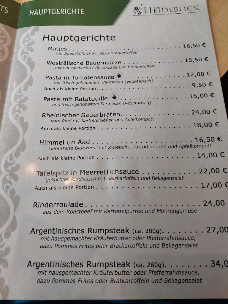Menu_Landgasthof Heideblick_Rösrath_immagine_3
