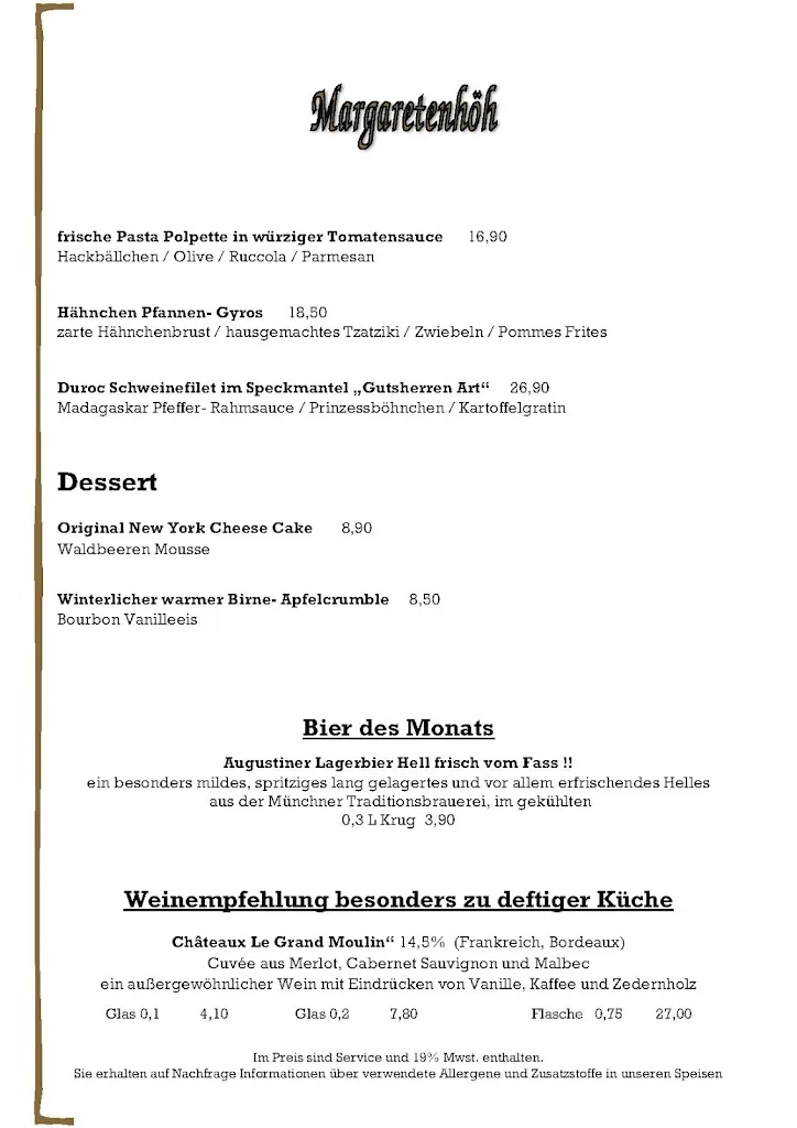 Menu_Gasthof Margaretenhöh_Rösrath_image_2
