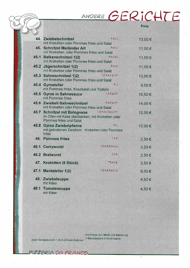 Menü_Pizzeria da Franco_Rüthen_Bild_2