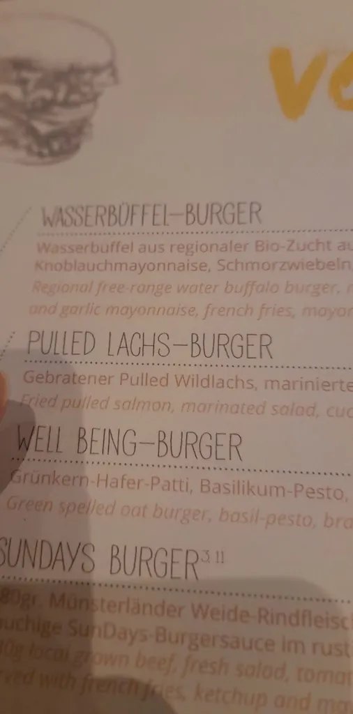 Menu_SunDays Cafe, Bar, Restaurant_Rheine_image_2