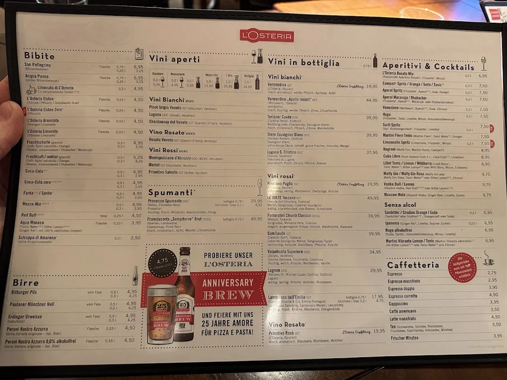 Menu_L’Osteria Rheine Heiliggeistplatz_Rheine_image_1