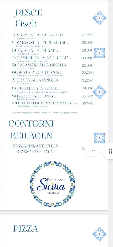 Menu_Ristorante Pizzeria Sicilia_Rheine_image_1