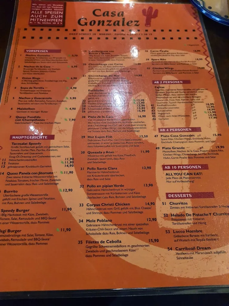 Menu_Casa Gonzales_Rheine_image_1
