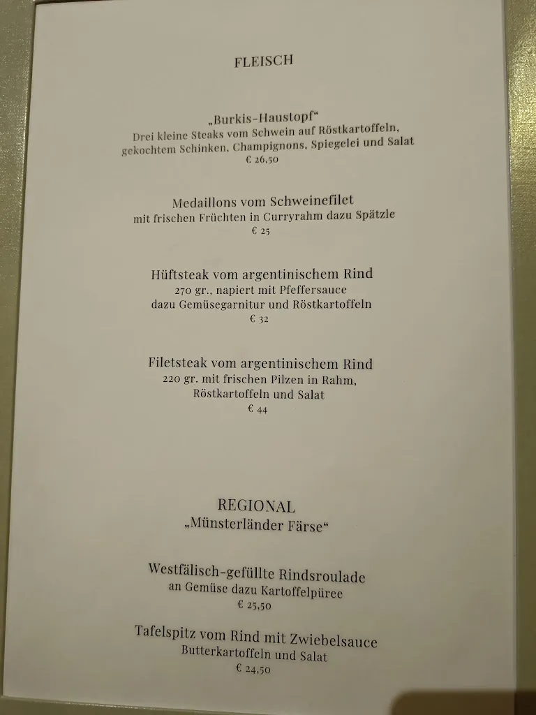 Menü_Hotel - Restaurant Borcharding_Rheine_Bild_2