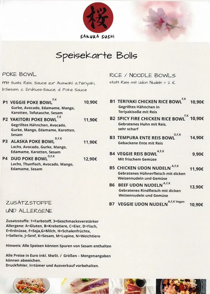 Menu_Sakura Sushi Rheine_Rheine_immagine_3