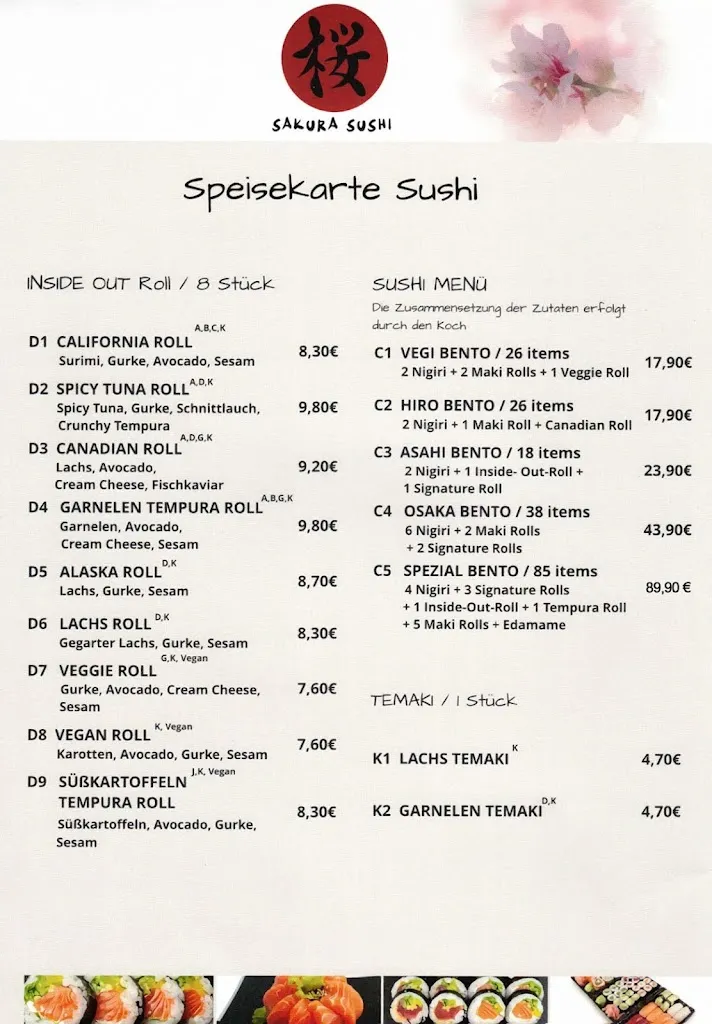 Menu_Sakura Sushi Rheine_Rheine_immagine_4