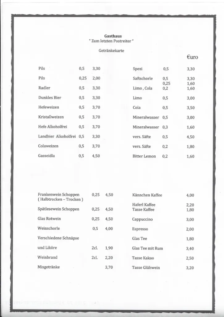 Menu_Gasthaus „Zum letzten Postreiter“_Gesees_image_1