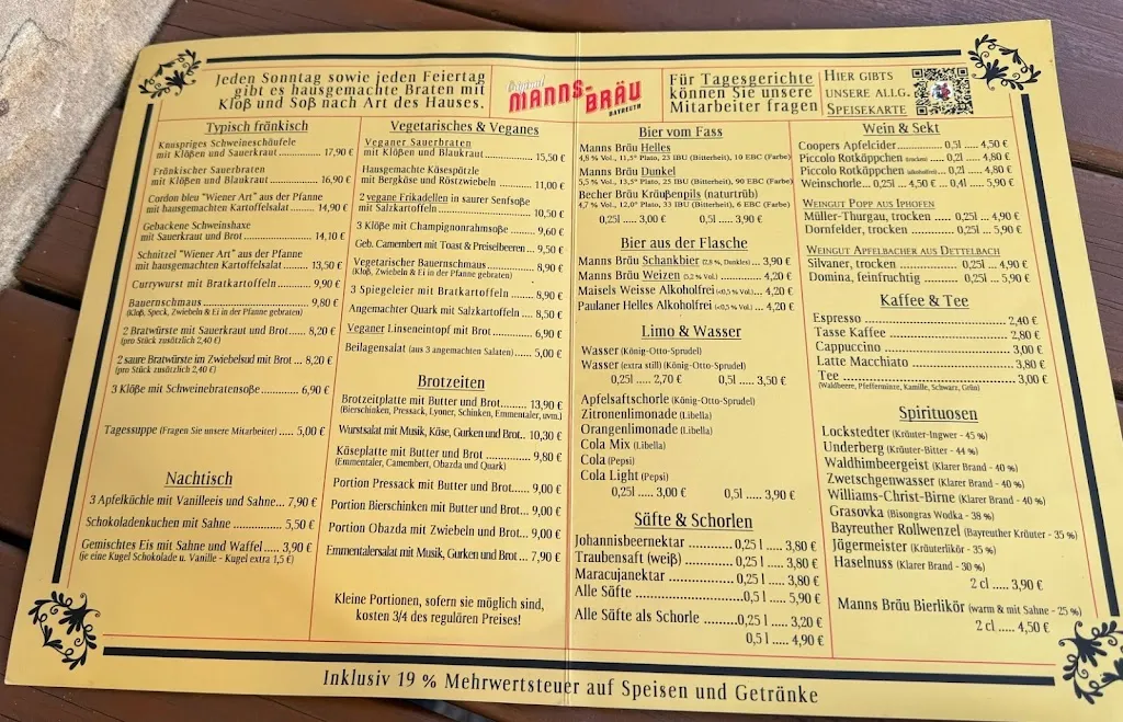 Menu_Manns Bräu_Bayreuth_immagine_1