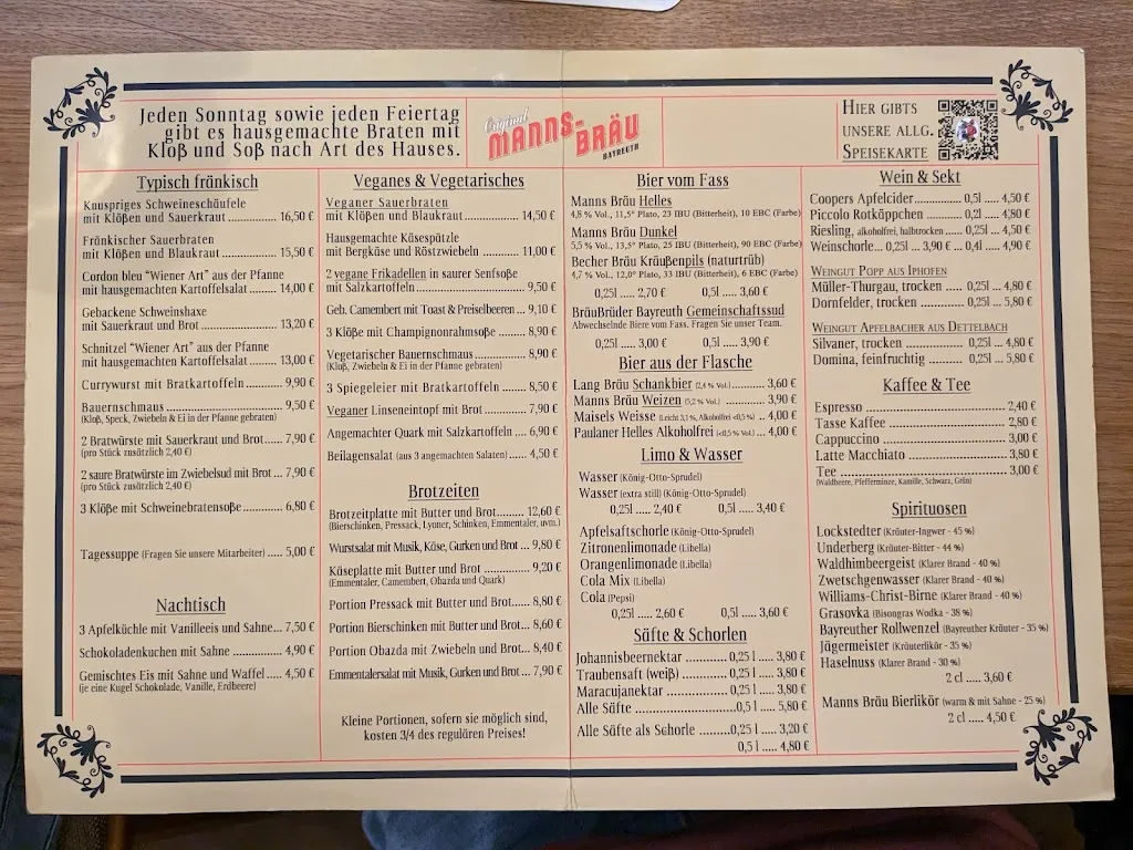 Menu_Manns Bräu_Bayreuth_immagine_2