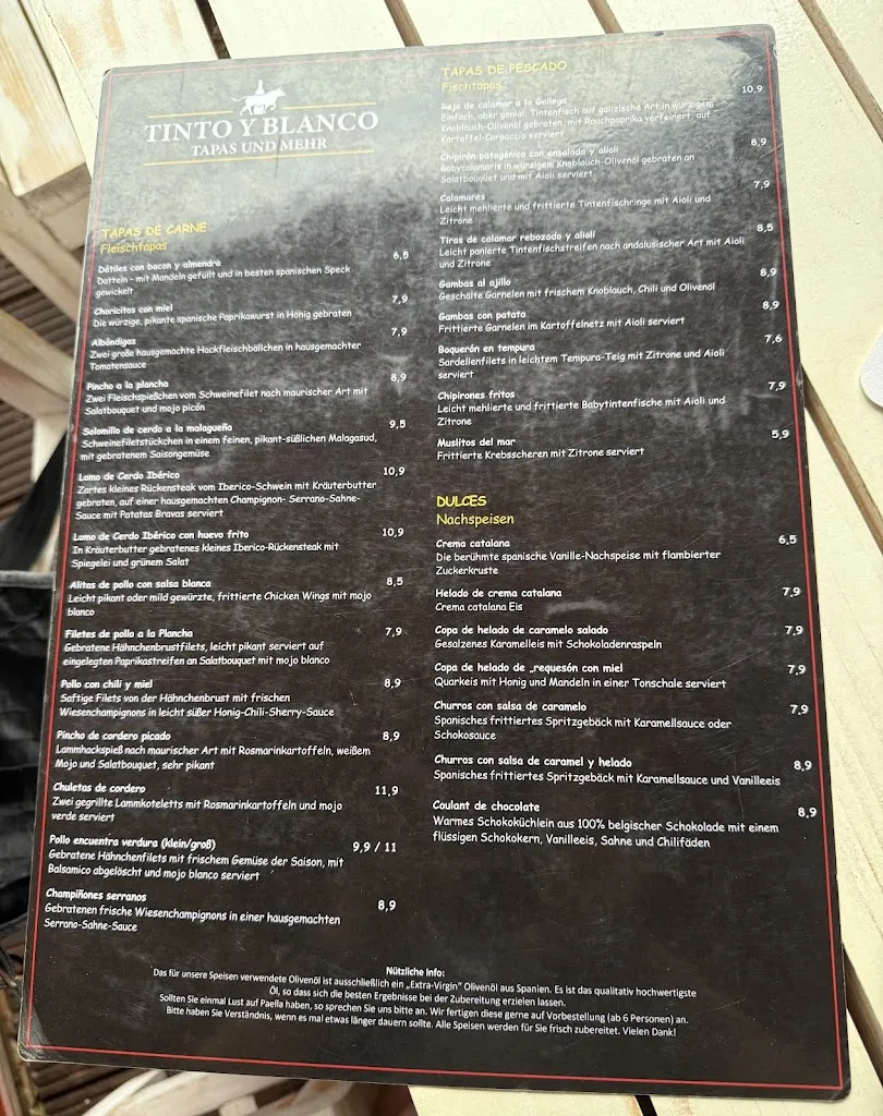 Menu_Tinto Y Blanco Tapas & mehr_Augustin_image_1
