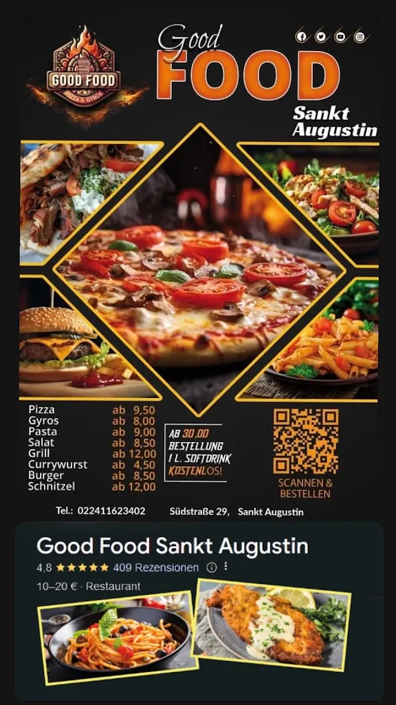 Menu_Good Food Sankt Augustin(RO)🇷🇴_Augustin_immagine_2