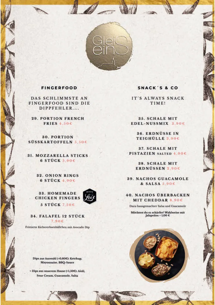 Menu_Restaurant Bar Gleis Eins Siegburg_Siegburg_image_1