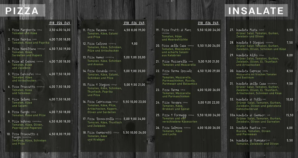 Menu_Pizza & Pasta da Pippo_Schlangen_immagine_2