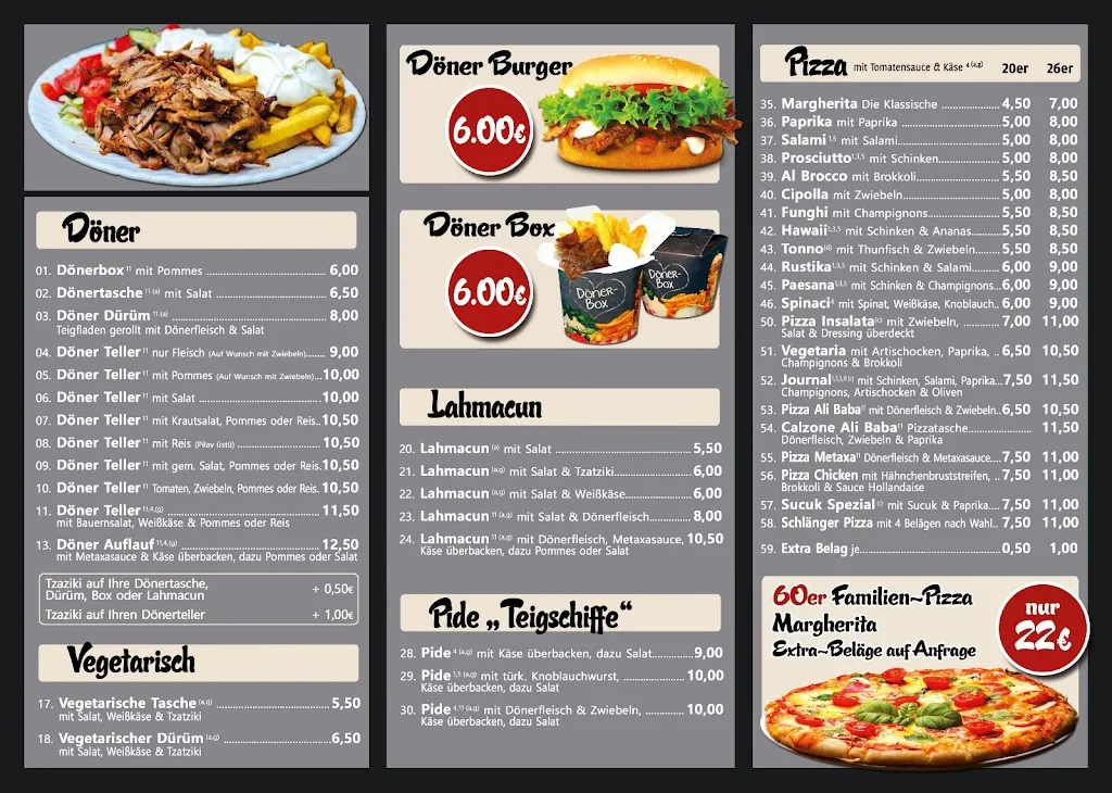 Menu_Ali Baba Pizza - und Dönerhaus_Schlangen_image_1