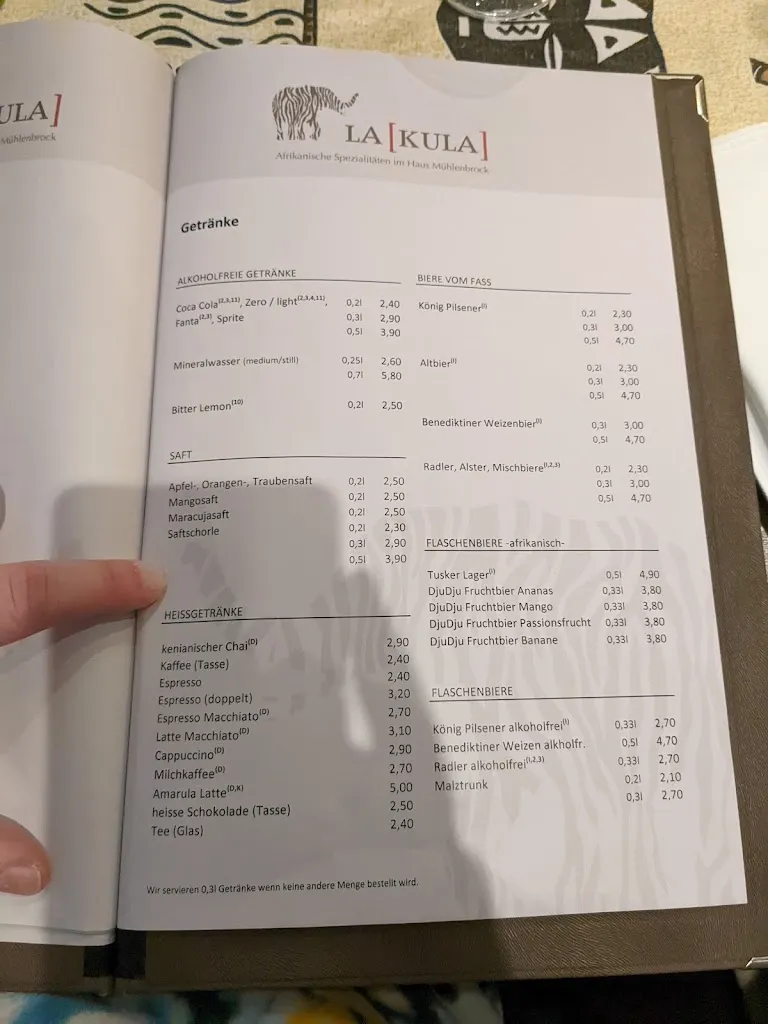 Menu_Restaurant La[Kula] im Haus Mühlenbrock • Hotel • Biergarten_Schermbeck_image_2