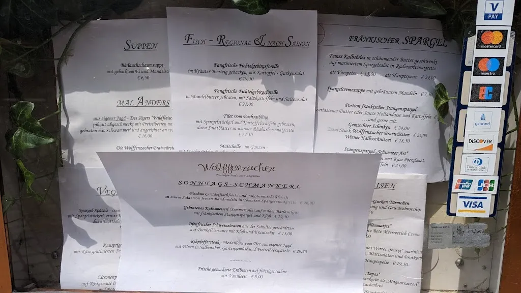 Menu_Gaststätte Wolffenzacher_Bayreuth_immagine_1