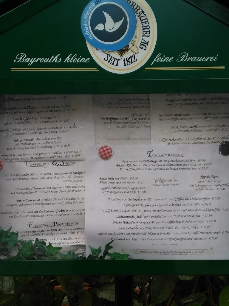 Menu_Gaststätte Wolffenzacher_Bayreuth_immagine_2