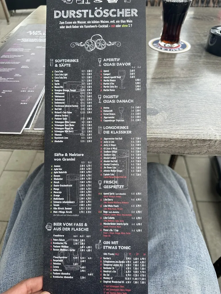 Menu_Kunstwerk Restaurant Selm_Selm_image_3