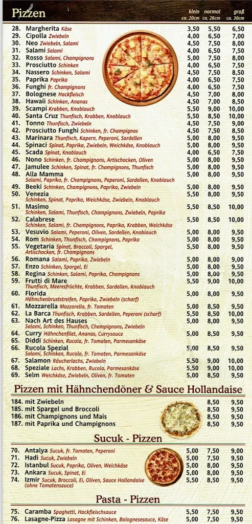 Menu_Pizzeria La Grotta_Selm_image_3