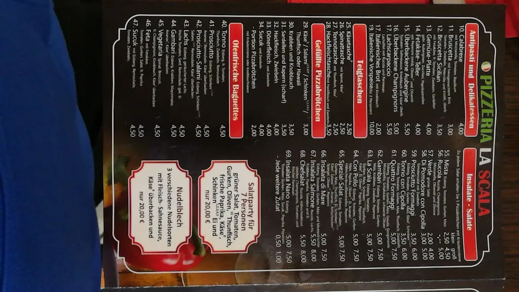 Menu_Pizzeria La Scala_Selm_imagen_2