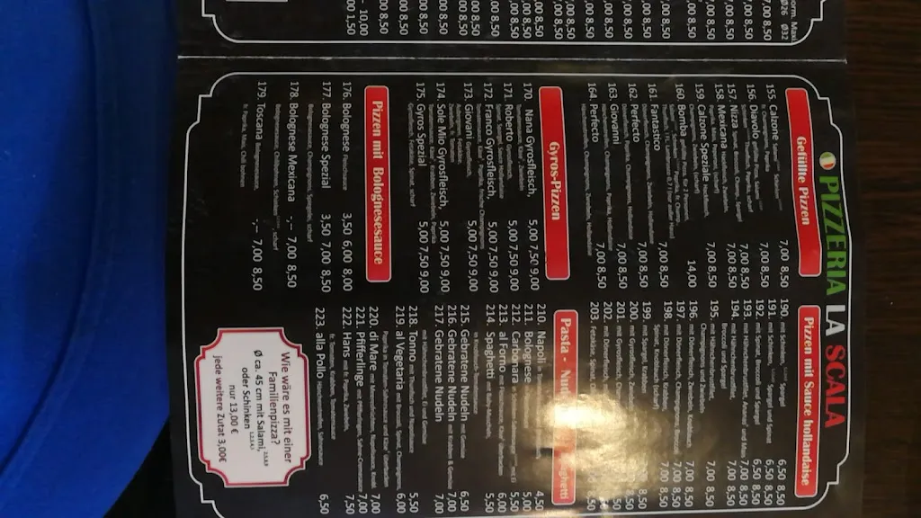Menu_Pizzeria La Scala_Selm_imagen_4