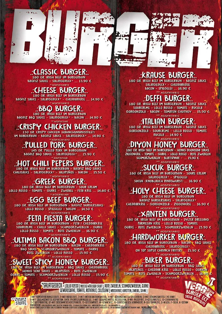 Menu_bagfiz am See Restaurant & EL Ranchito Biergarten - Xanten Nordsee - www.bagfiz.de - Küche bis 20:30_Xanten_immagine_1