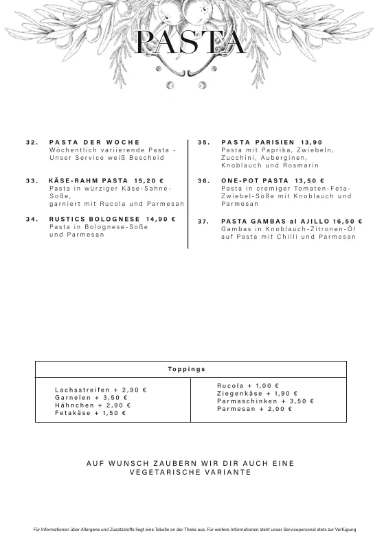 Menu_rustic - Café Restaurant Bar in Senden_Senden_immagine_3