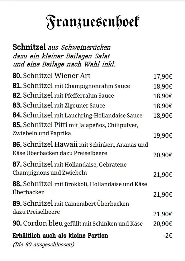 Menu_Restaurant Franzuesenhoek - Straelen_Straelen_image_1