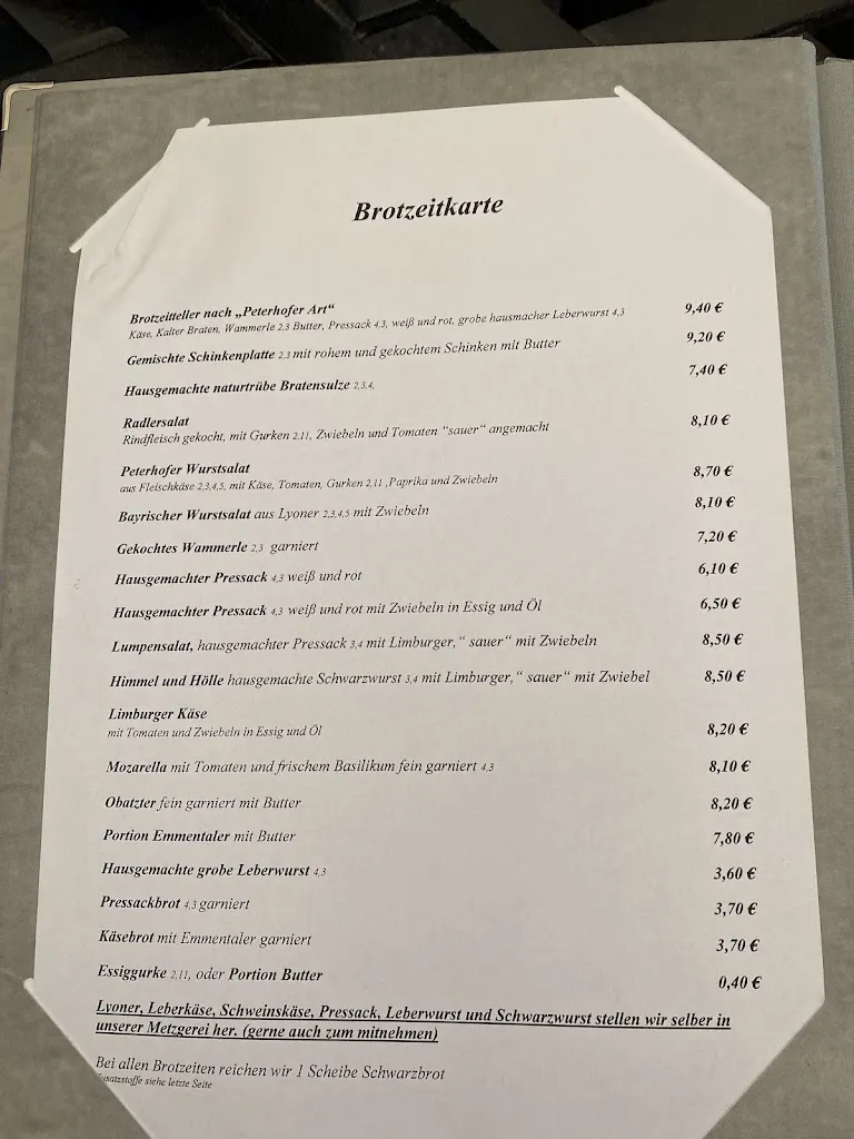 Menu_Waldgaststätte Peterhof_Peterhof_immagine_1