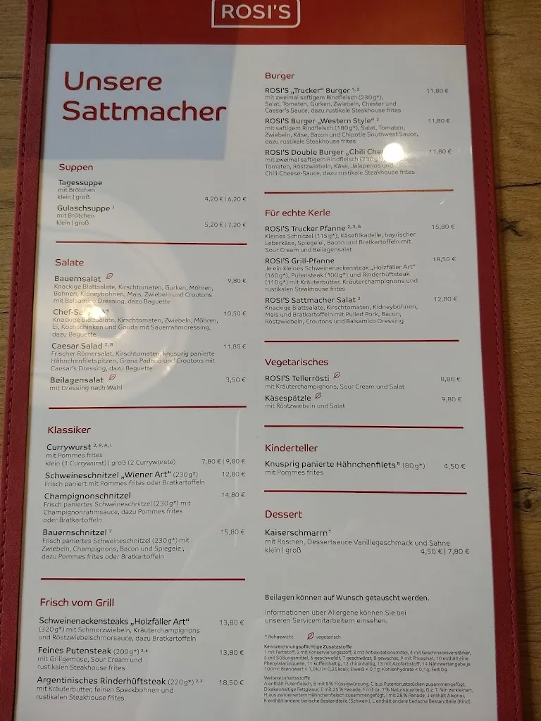 Menu_ROSI'S Gersthofen_Gersthofen_image_2