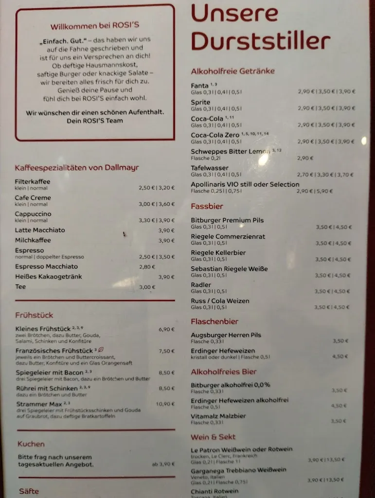 Menu_ROSI'S Gersthofen_Gersthofen_image_4
