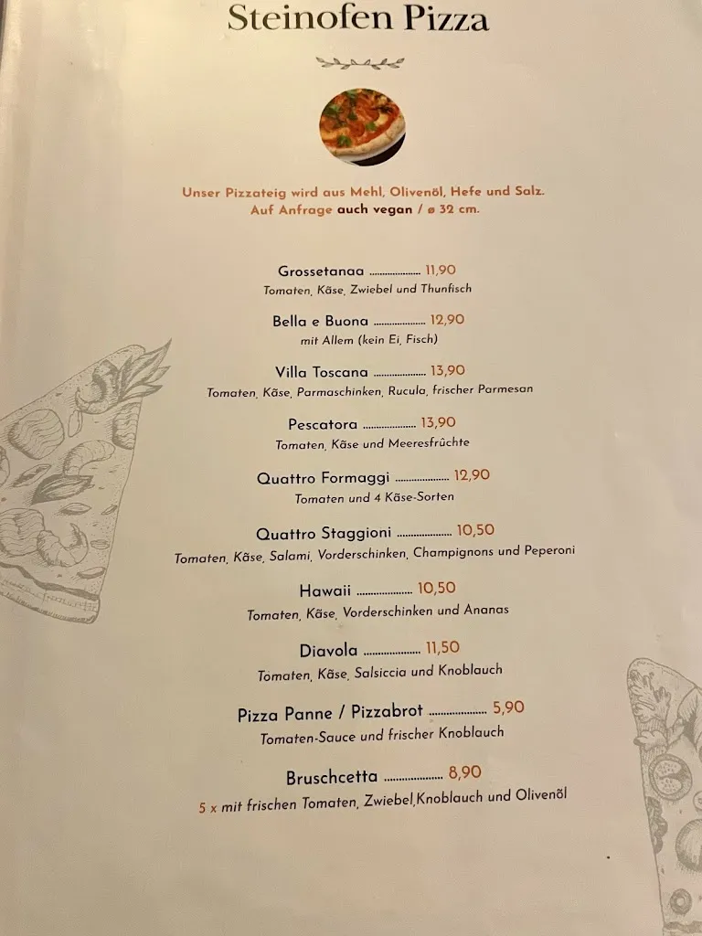 Menu_Villa Toscana | Ristorante & Hotel & Feinkost_Gersthofen_immagine_1