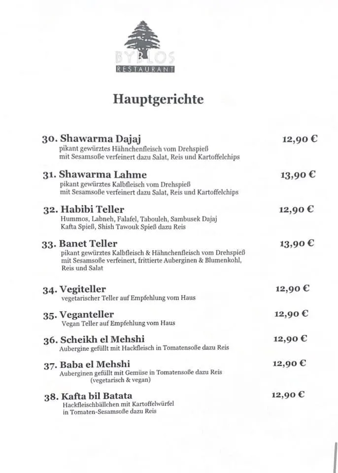 Menu_Byblos Restaurant_Werl_image_1