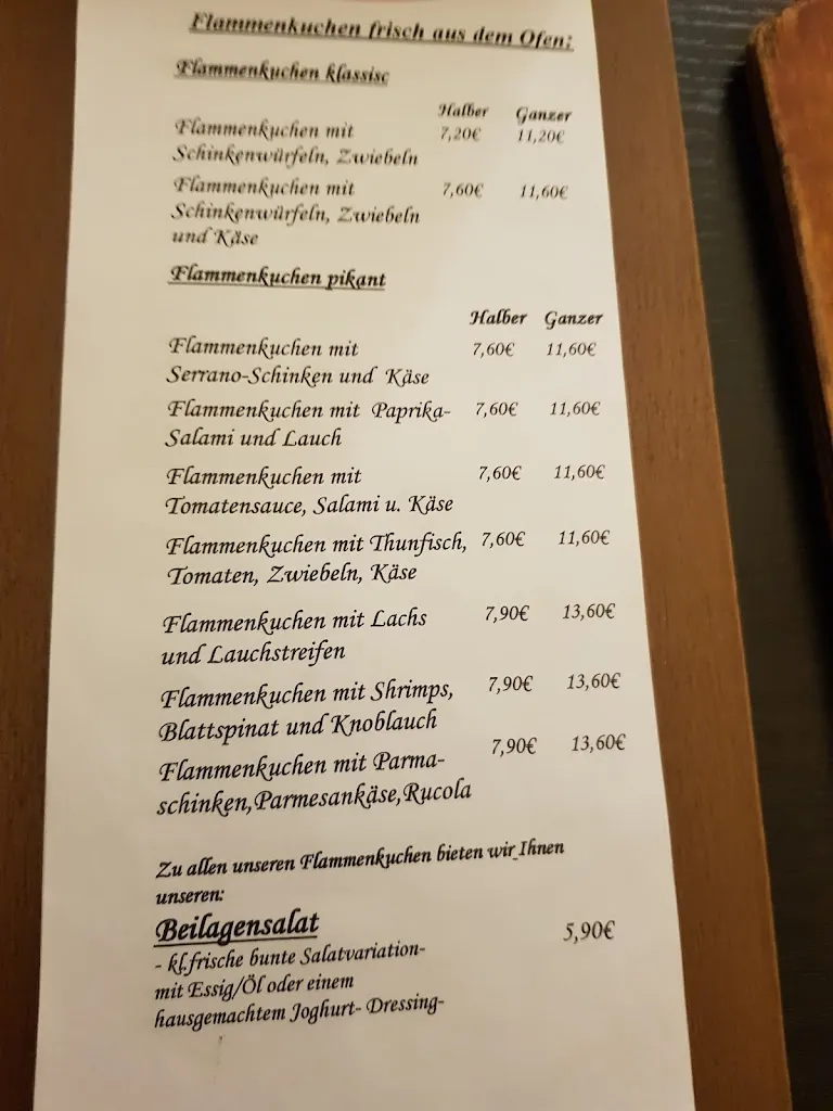 Menu_Flammes - Das Flammenkuchenhaus_Unna_immagine_1