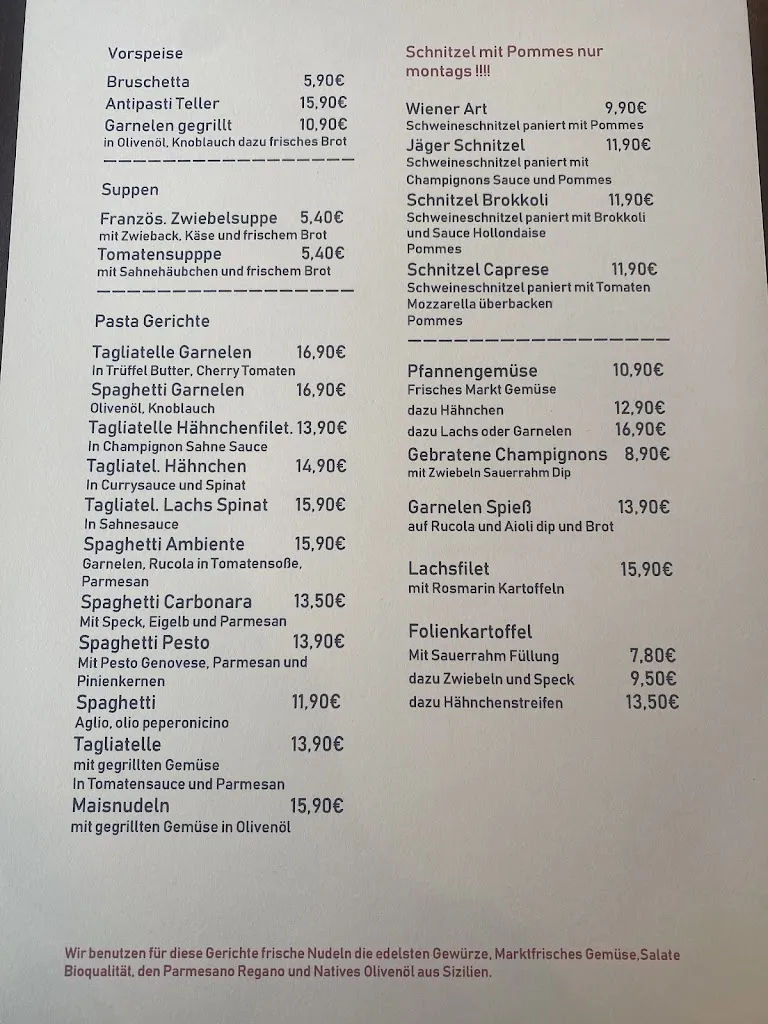 Menu_Café Bistro Ambiente_Unna_image_1