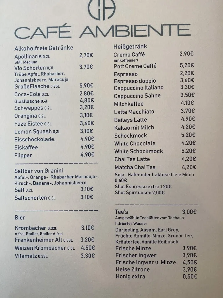 Menu_Café Bistro Ambiente_Unna_image_2