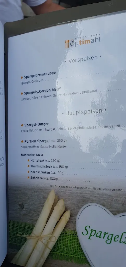 Menu_Restaurant Optimahl_Weeze_immagine_1