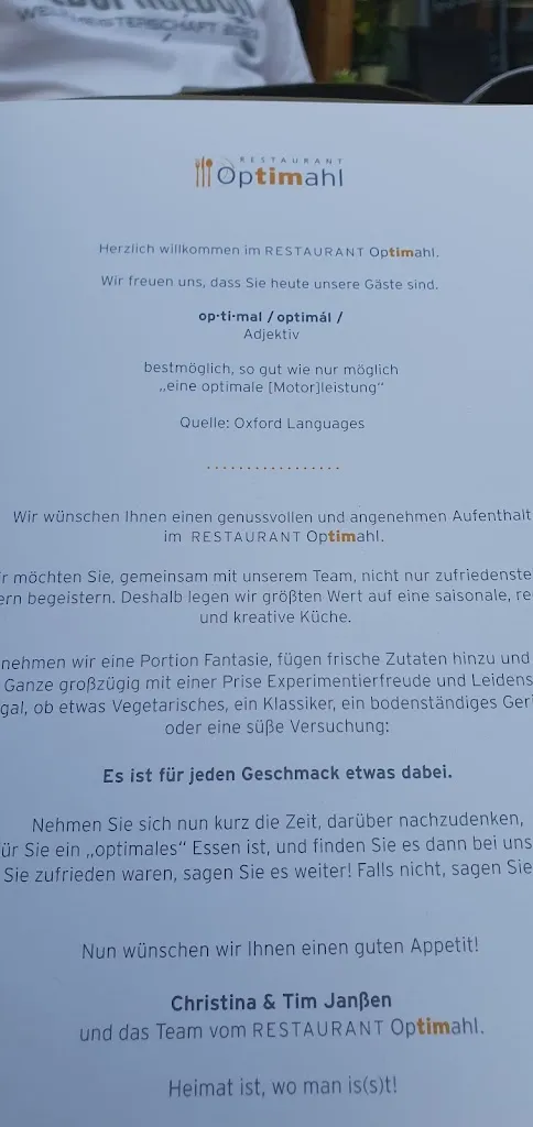 Menu_Restaurant Optimahl_Weeze_immagine_2