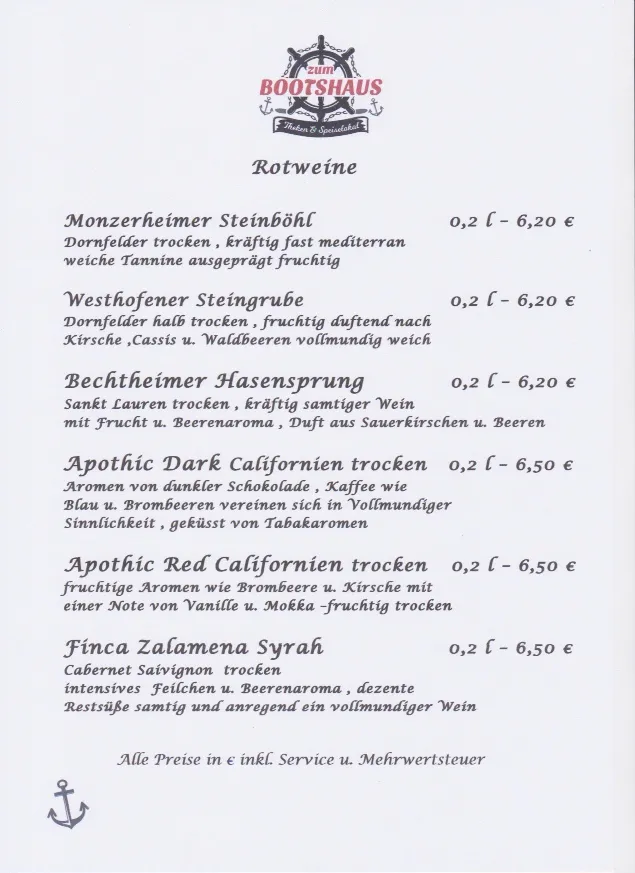 Menu_Zum Bootshaus Wesel Restaurant_Wesel_image_4