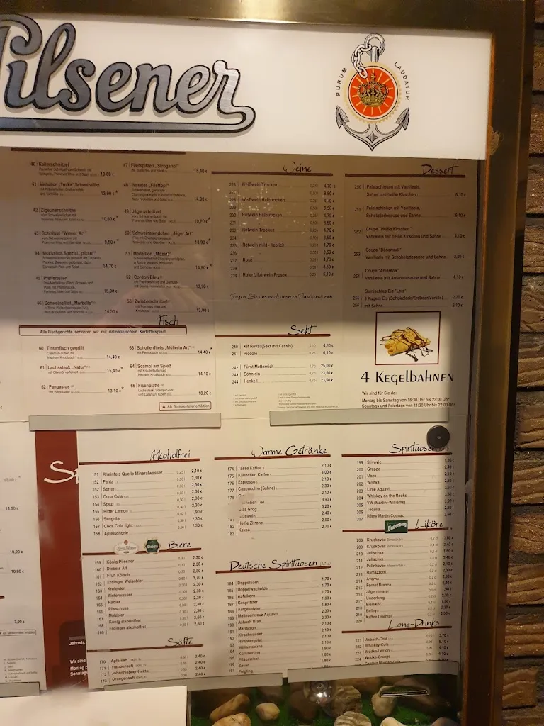 Menu_Gaststätte Auerbachskeller_Wesel_image_1