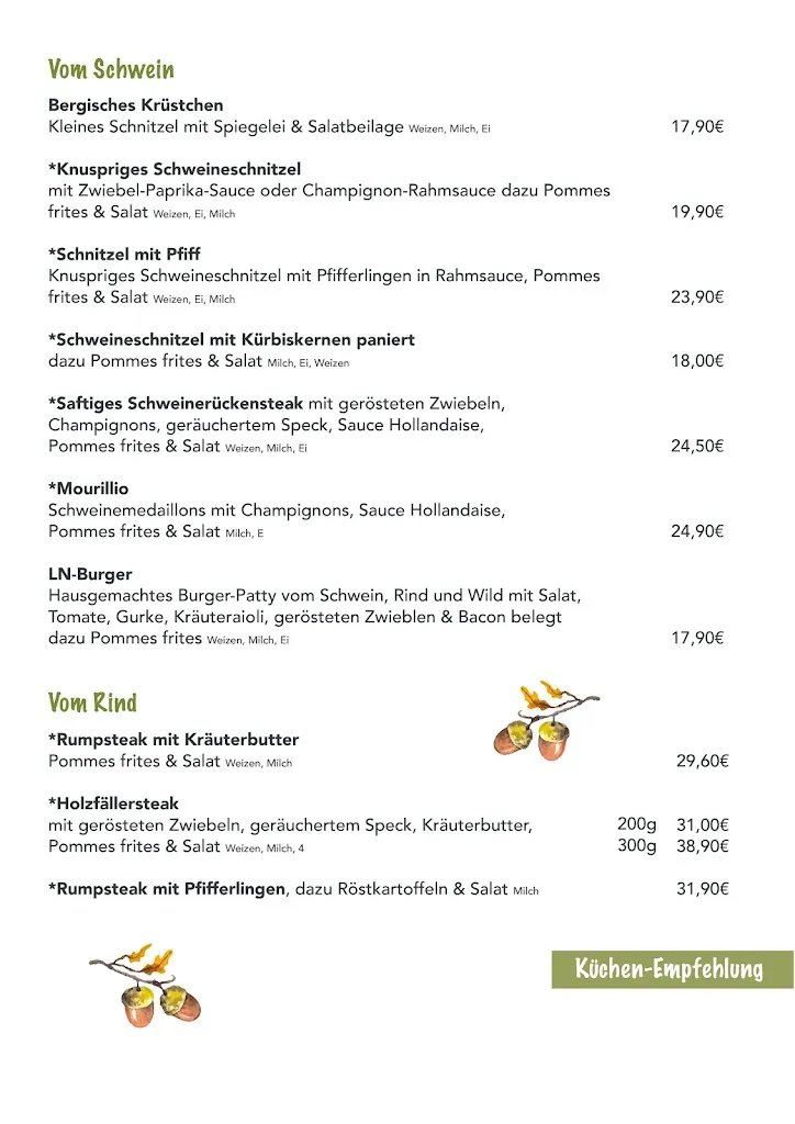 Menu_Restaurant Napoleon_Wipperfürth_image_1