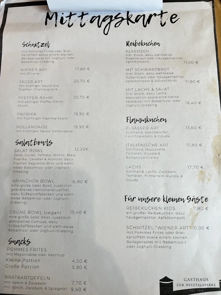 Menu_Gasthaus zur Neyetalsperre_Wipperfürth_immagine_1