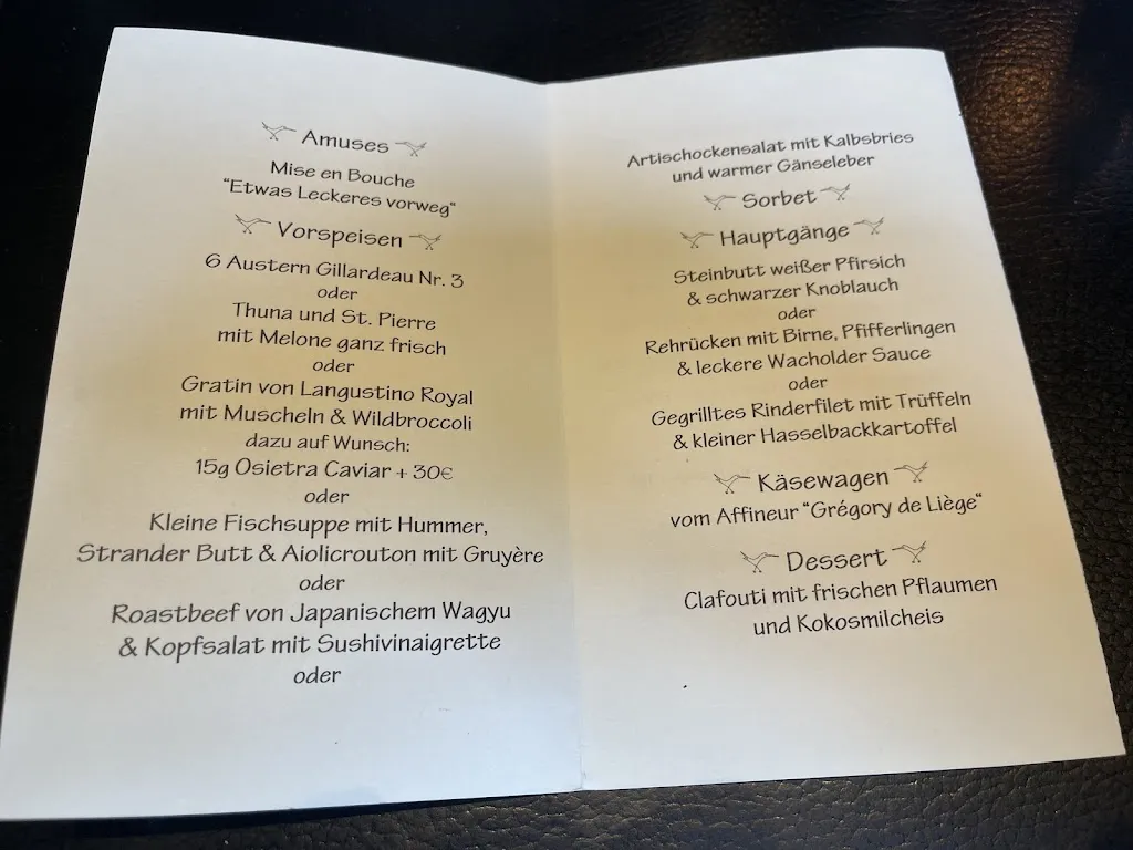 Menu_La Becasse Aachen_Aachen_image_2