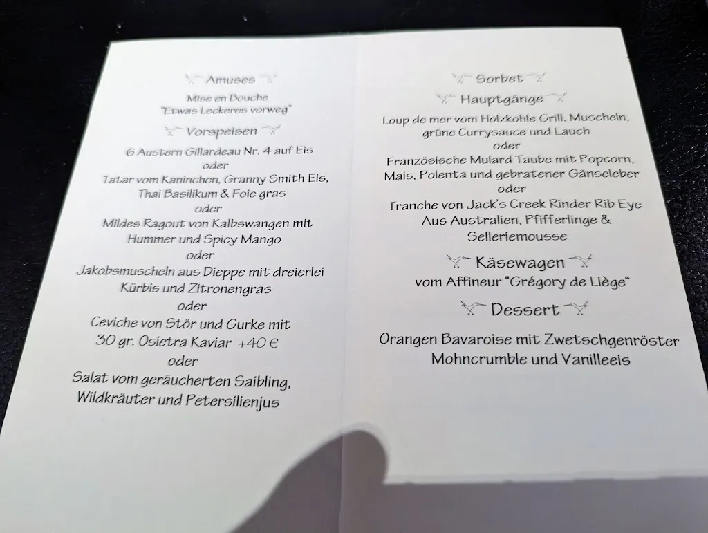 Menu_La Becasse Aachen_Aachen_image_3