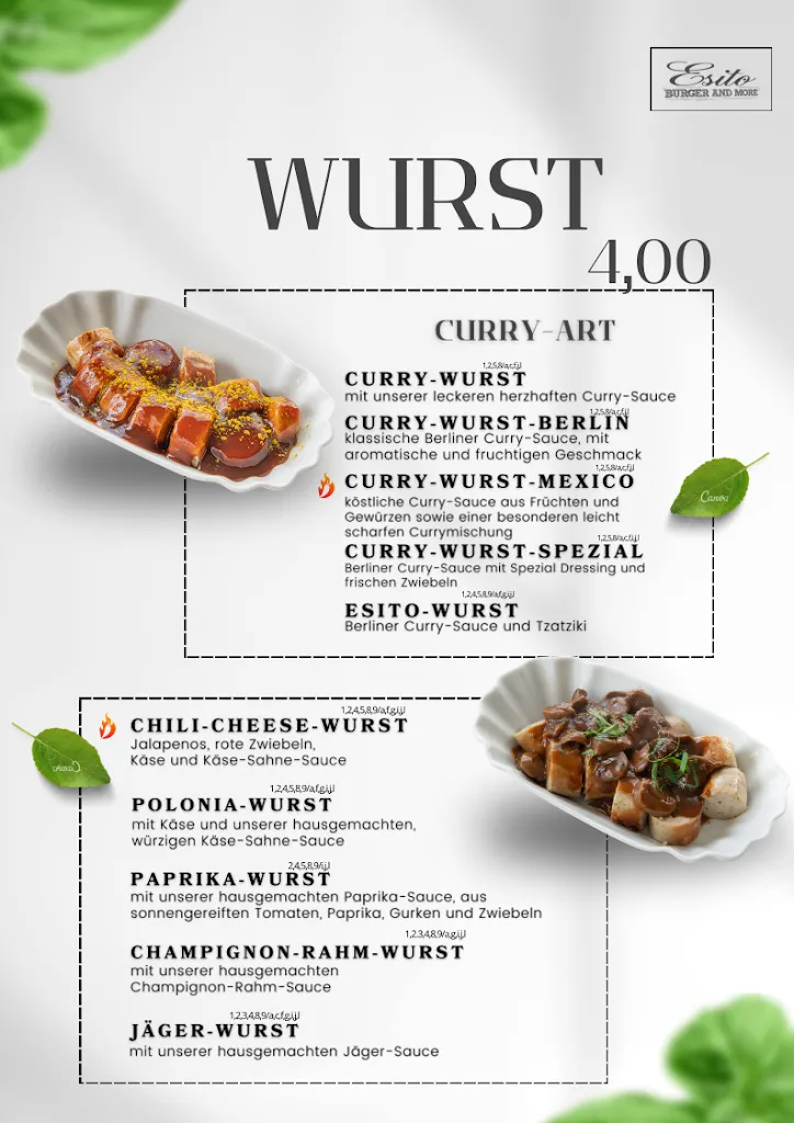 Menu_Esito Burger and More_Wipperfürth_image_2