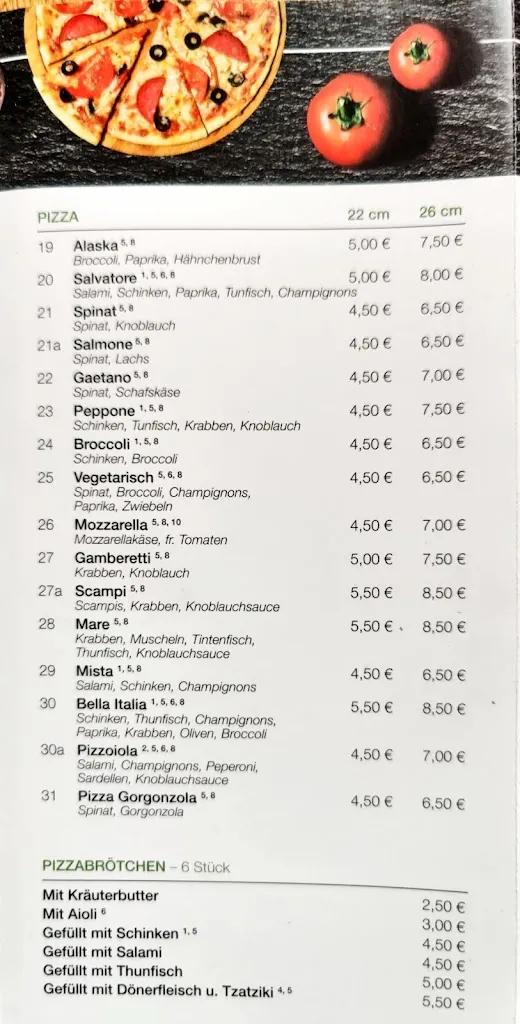 Menu_La Casa Pizzeria Restaurant_Wipperfürth_image_1