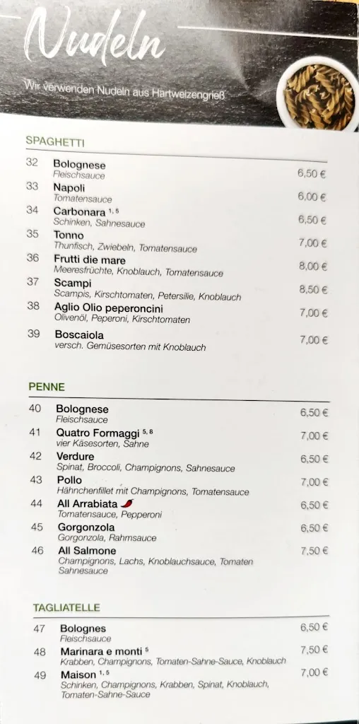 Menu_La Casa Pizzeria Restaurant_Wipperfürth_image_2